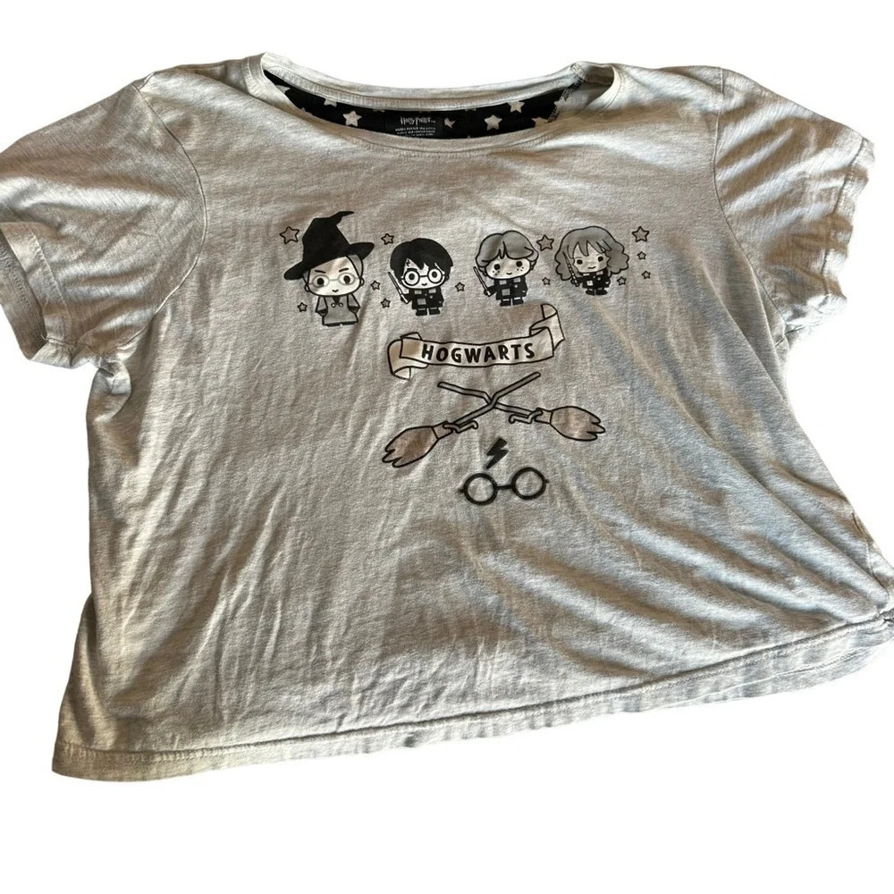 Harry Potter girls size 10/12 grey t-shirt